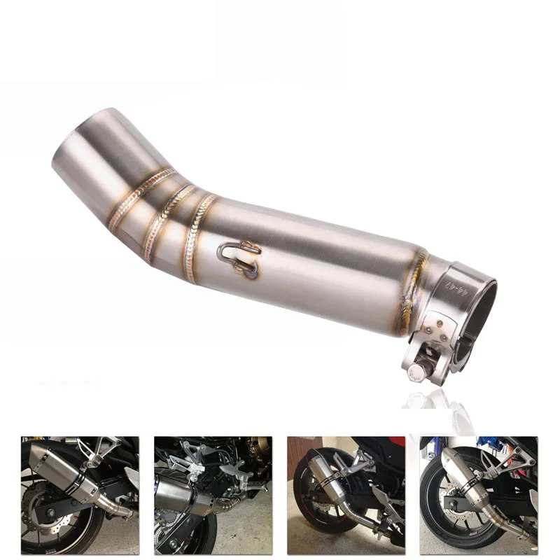 Оптовая продажа высокое качество средняя труба CBR500 CBR500R CB500F CB500X выхлопные трубы дешевая выхлопная