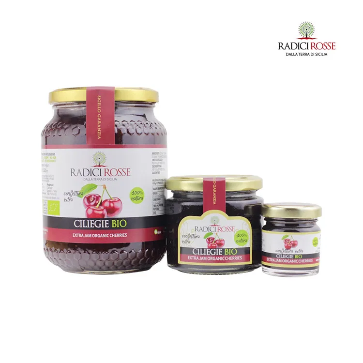 Extra Jam Organic Cherries Tops Fruit Jam