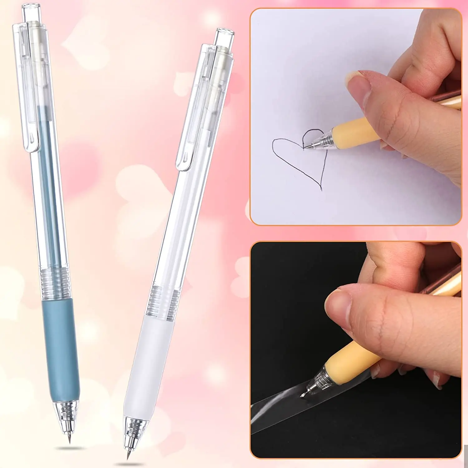 Bview Art  New Design Retractable Craft Cutting Tool Paper Pen Cutter Knife Hobby Knife Blade
