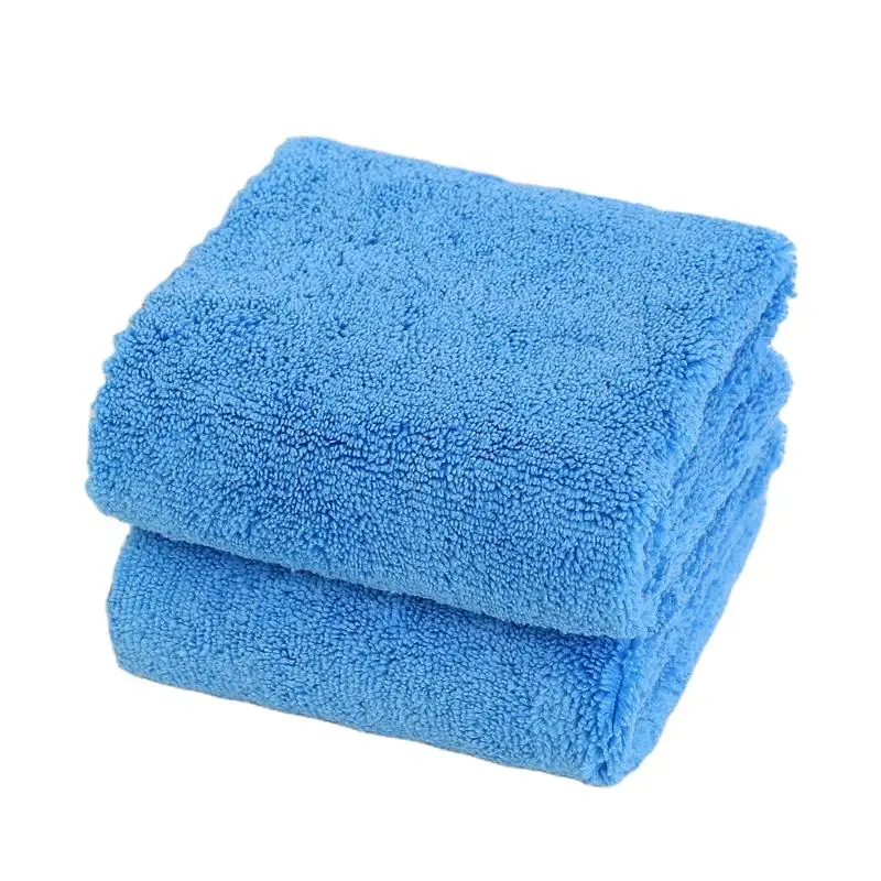 Wholesale Detailing Supplies Premium Microfiber Long Short Hair Cleaning Cloth 400gsm 40x40cm Edgeless Cloth Towels