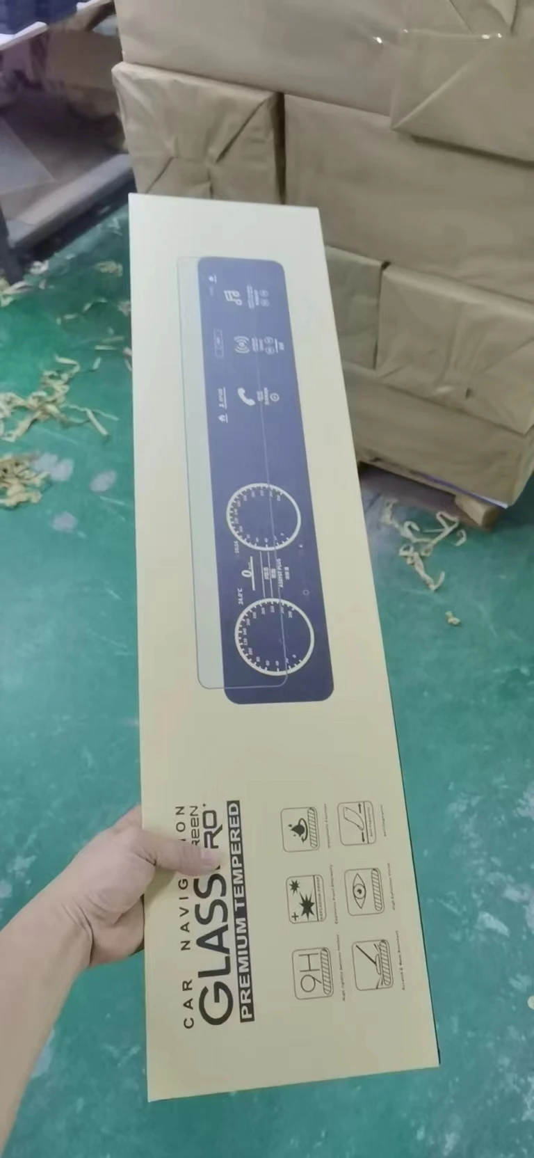 Custom Car Accessories Navigation GPS Anti-Scratch Tempered Glass Screen Protector Film For 2023 BMW X1 X2 Car DVD Player Film