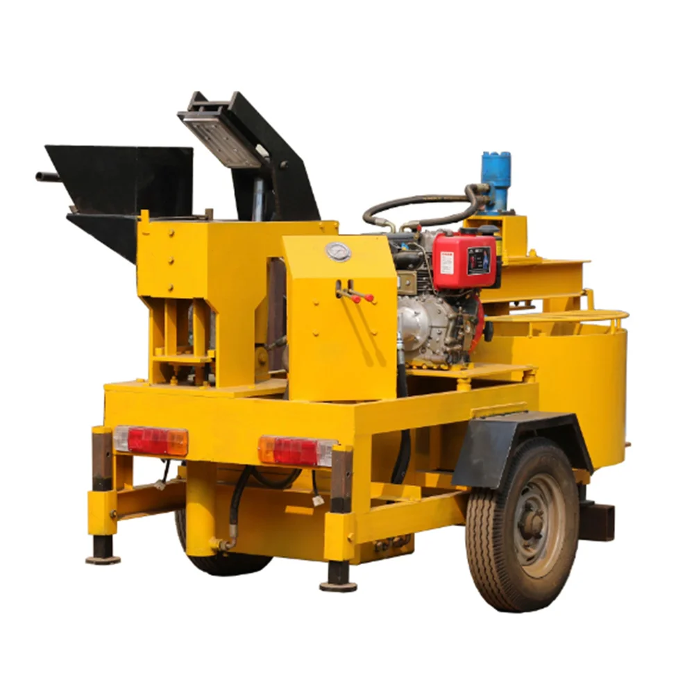 Low price M7MI Mobile Interlocking Hydraulic Soil Brick Machine