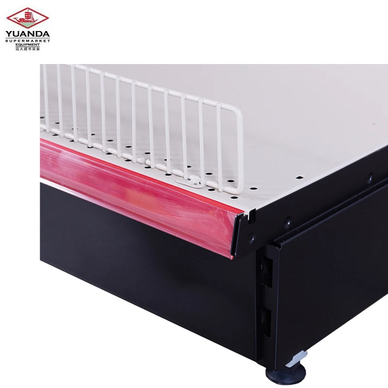 OEM Supermarket Gondola Shelving Rack Double-Sided Light Duty Metal Rack Shelves Estantes De Supermercado