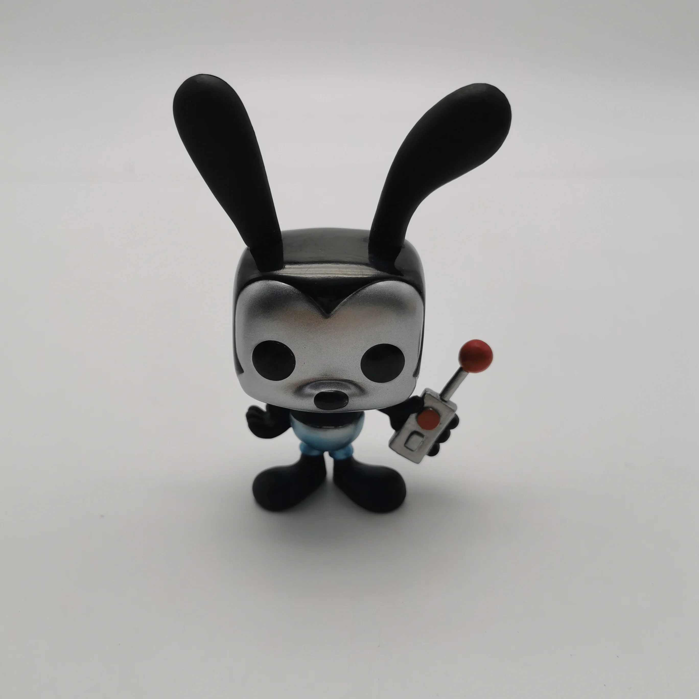 EPIC-MICKEY FUNKO POP Oswald счастливый кролик 65 # Фигурки игрушек ограниченный выпуск металлический цвет мультфильм виниловая кукла