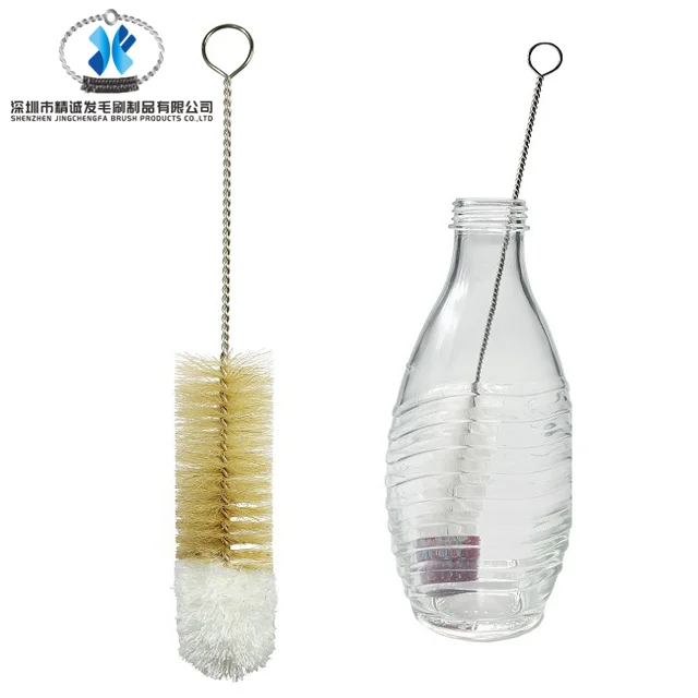Bottle brush cotton line cleaning brush environmental protection material glass pipe  test tube brush