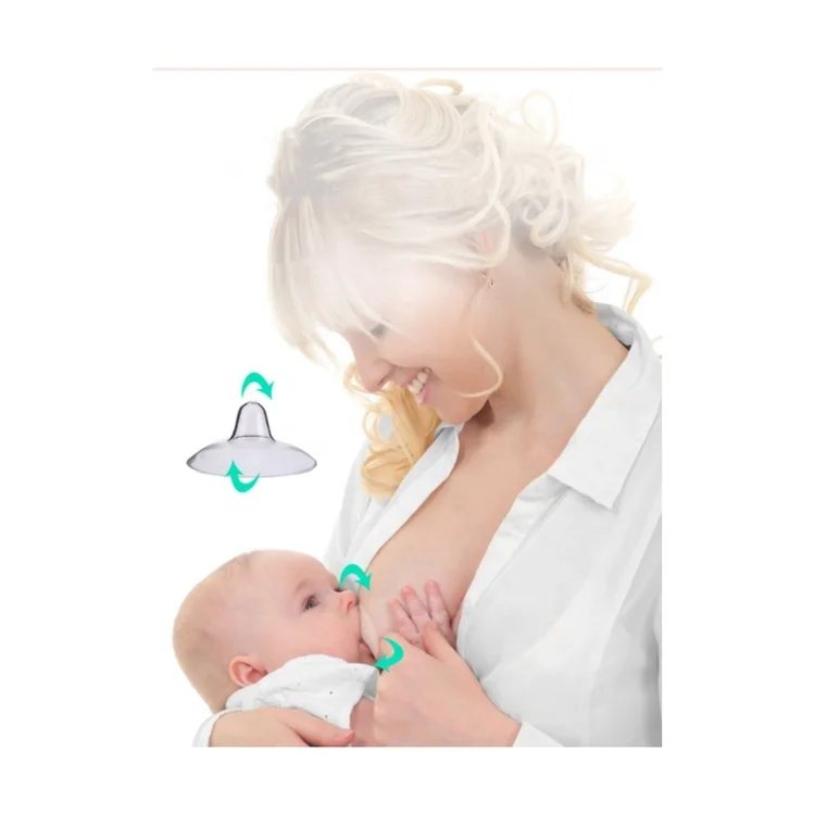 Professional Manufacturer Baby Silicone Products 5.5cm Nipple Shield Protector Mom nipple shield with case for breastfeeding