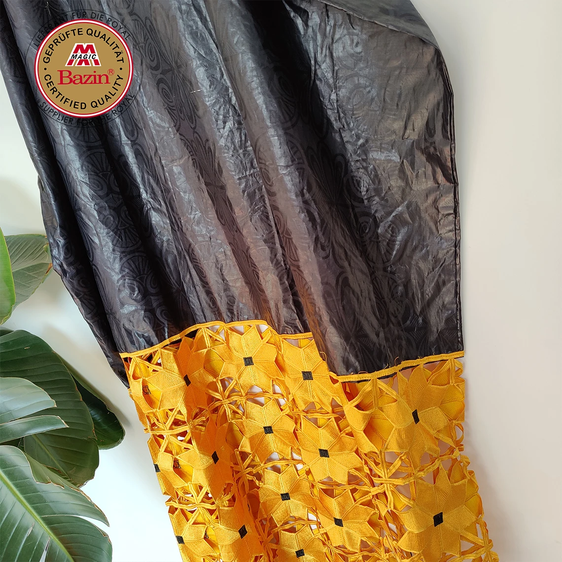 Flower Pattern Black Bazin Riche Dresses For African Nigeria Noble Women Party Evening Gowns Guipure Dashiki Long Dresses