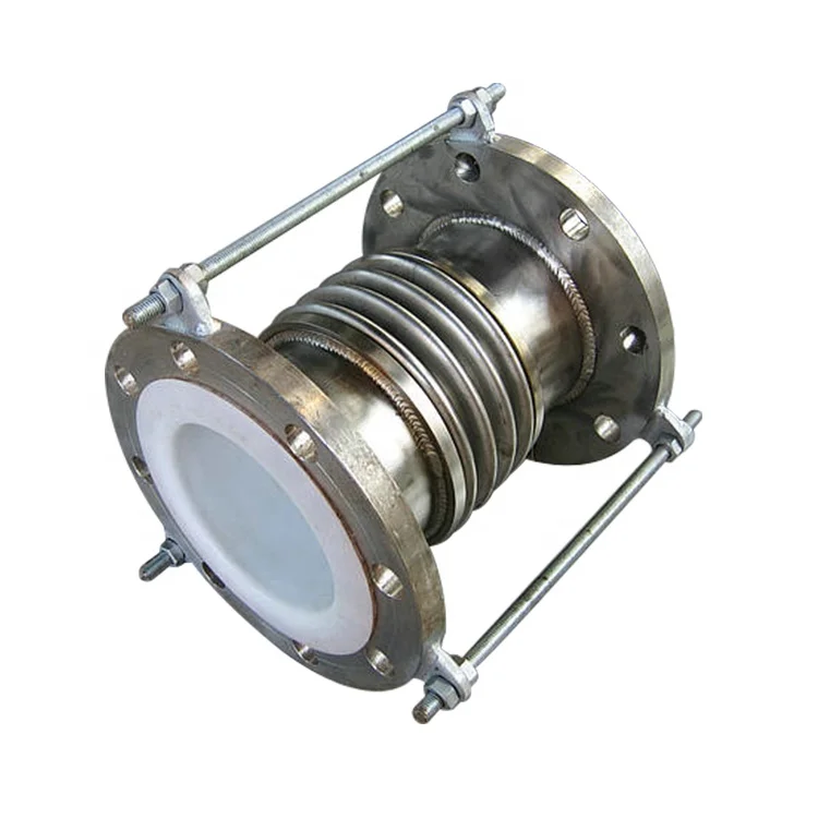 Flexible corrugated compensator welding connection metal stainless steel expansion bellow for gas