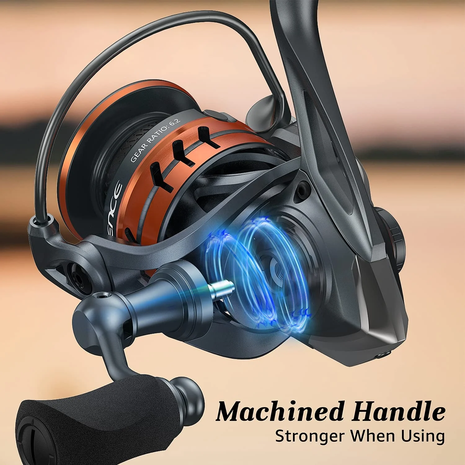 Cadence Vigor All Metal 6.2:1carp fishing reel waterproof Saltwater Spinning Reels for fishing reels big game saltwater