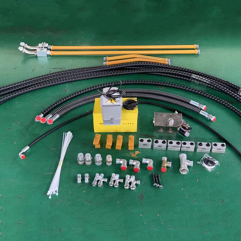 Backhoe loader auxiliary piping kits Hydraulic hose kit for rock breaker