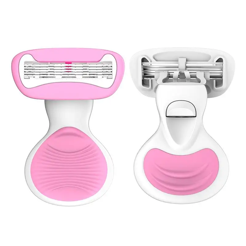 Portable Mini Beauty 5 blade new design men razor  stainless steel shaving razor for women moisturizing razor