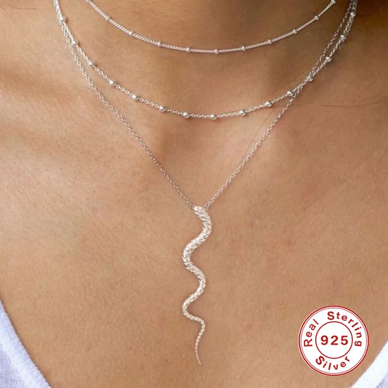 New Arrivals Sterling Silver 925 Gold Plated Animal Necklace Pendant Necklace Fashion Jewelry Necklaces