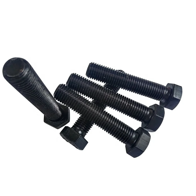 ASME B 18.2.1 ASTM A307 A354 Grade10.9 12.9 High Strength  Inch size Hexagon Bolts with full threaded UNC UNF