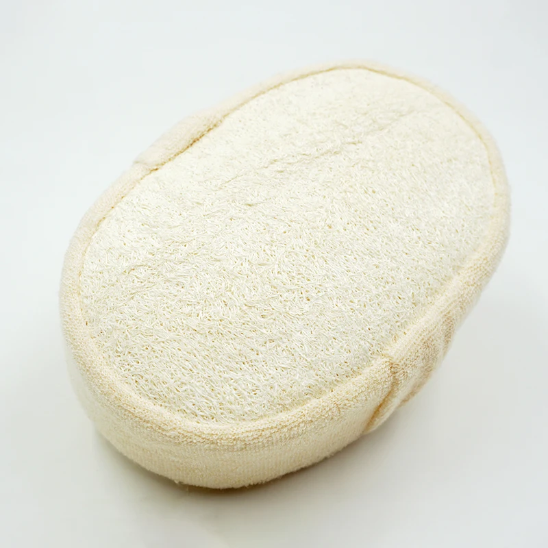 Мягкое банное полотенце из люфы Экологичная натуральная щетка для душа губка ванны отшелушивающий