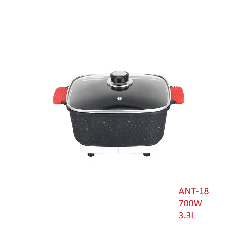 Korean High Capacity Electric High Electric Cooker Wok Home Indoor Kitchen Electric Low Pressure Deep Dish