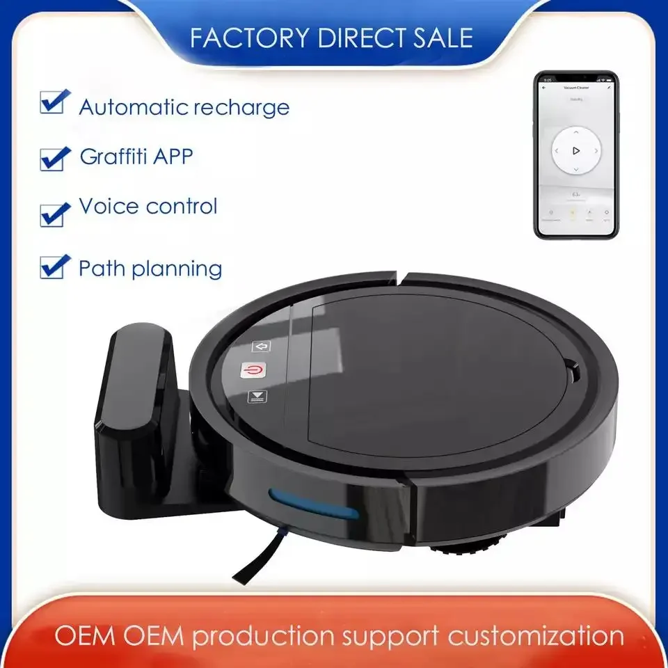 Wholesale Cheap Price Robotic Sweep Vacuum APP Robot Vacuum Cleaner Mopping Sweeping Vacuuming with Dock Charging Station