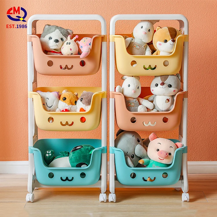 Custom Plastic Kids Furniture Book Shelf Baby Chest Corner Cupboard Rack Drawer Toys Storage Bookshelf Children Cabinets