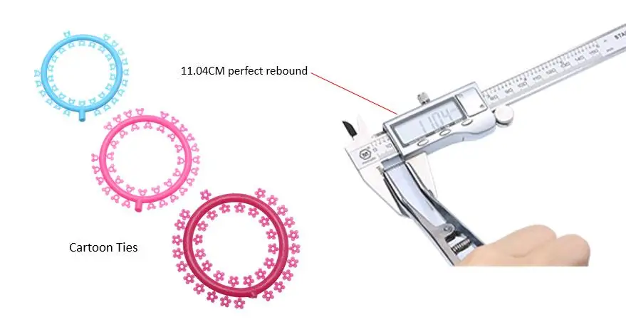 SINO ORTHO  Ligature Ties Mickey Dental Orthodontics