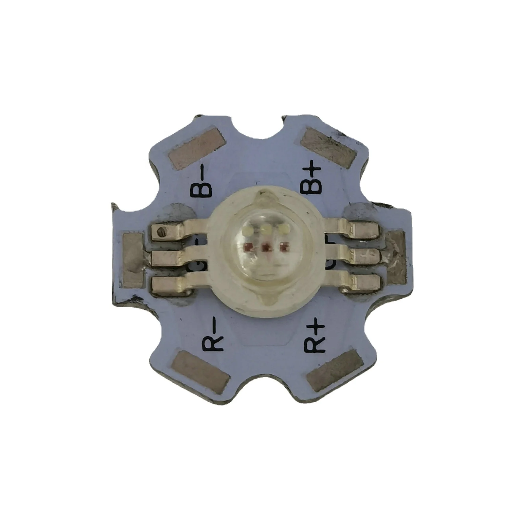 New Low Voltage LED High Power Lamp Bead 1W 3W High Lumen Single Color RGB RGBW with 20mm Star Aluminum Substrate PCB Heat Sink