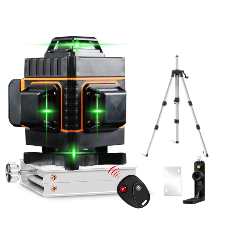 360 Self Leveling Rotary Green Laser Levels 4D Line Laser Level Cross Line Laser Surveying Measuring Tools