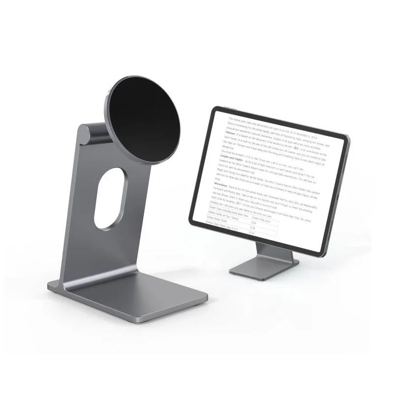 Настольная Магнитная подставка с сильным притяжением, ленивая подставка для телефона, держатель для мобильного телефона из алюминиевого сплава, подходит для iPad и мобильного телефона