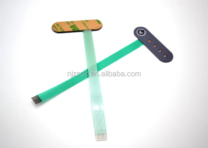membrane switch with Aluminum plate for cnc machine tool