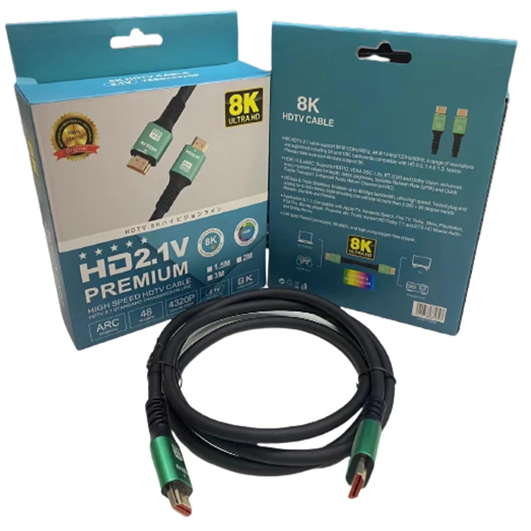 Кабель HDTV 8K 48Gpbs 8K60HZ HD разрешение 7680*4320 hdtv 2 1 кабель 5 M 8 3M 5M