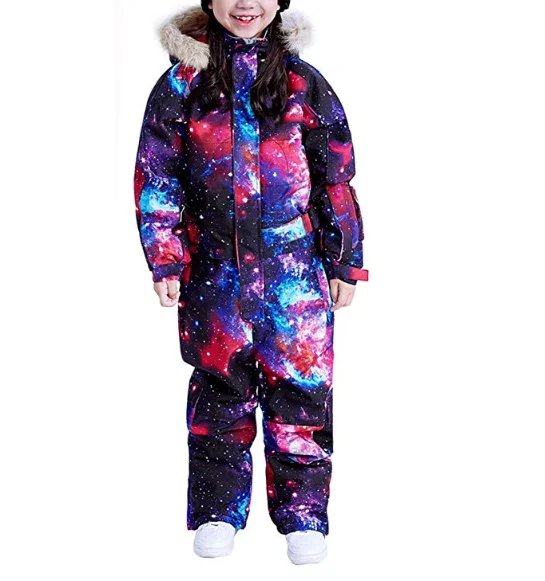 
Kids beautiful one piece ski suit wholesale 