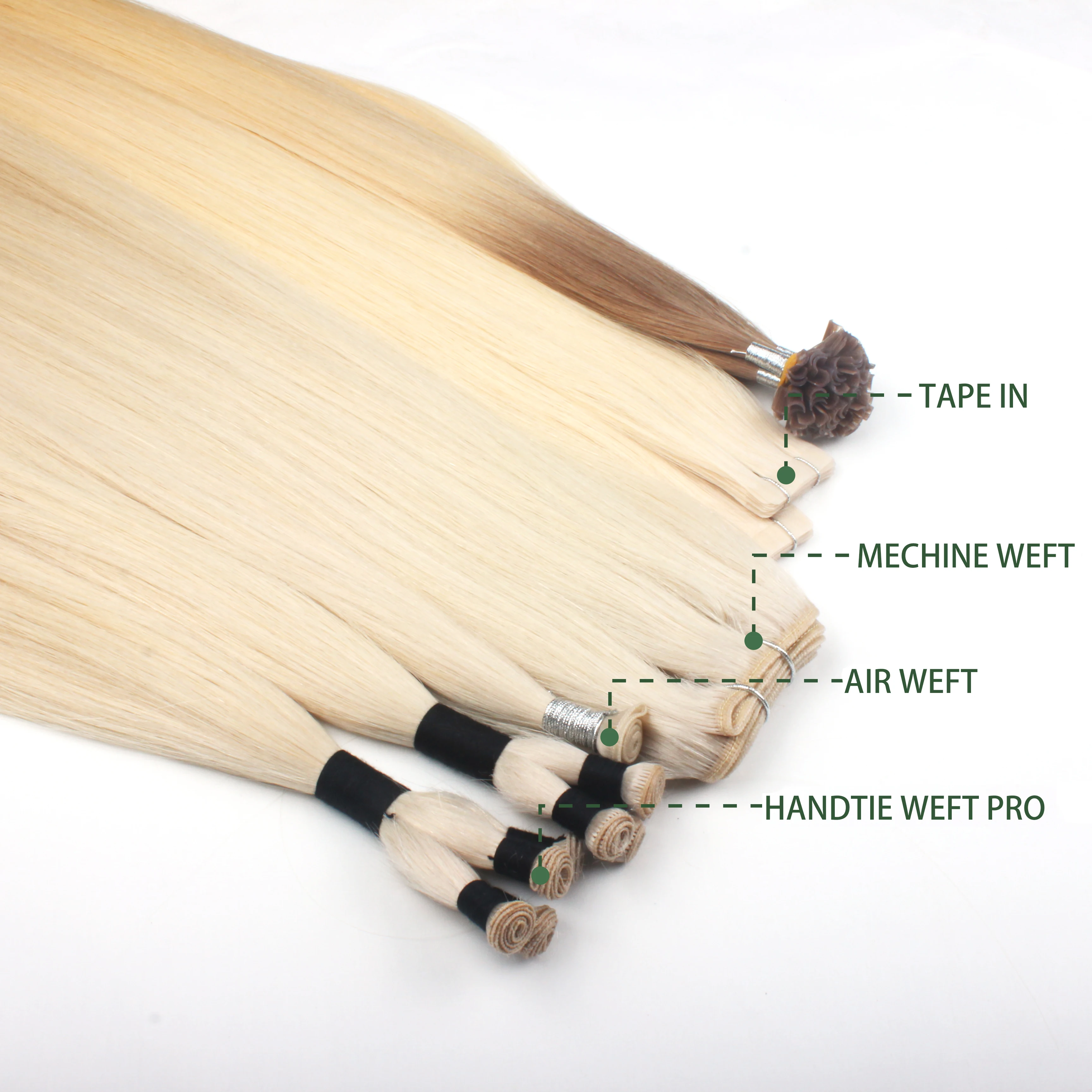 YADING #60 14-30inch Wholesale Double Drawn Cuticle Aligned virgin natural hair Russian 100% Remy Hair tape hair extensions