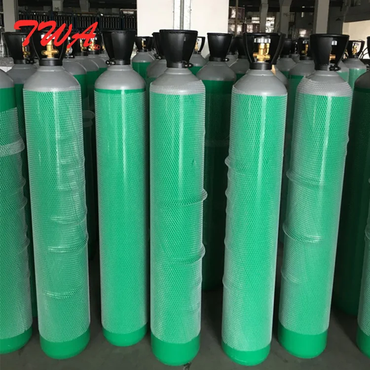 Газовый баллон TPED, Сертификат ISO, 200 бар, 4,7-40 л, 50 л, Промышленный газовый баллон, аргоновый газовый баллон для европейского CO2