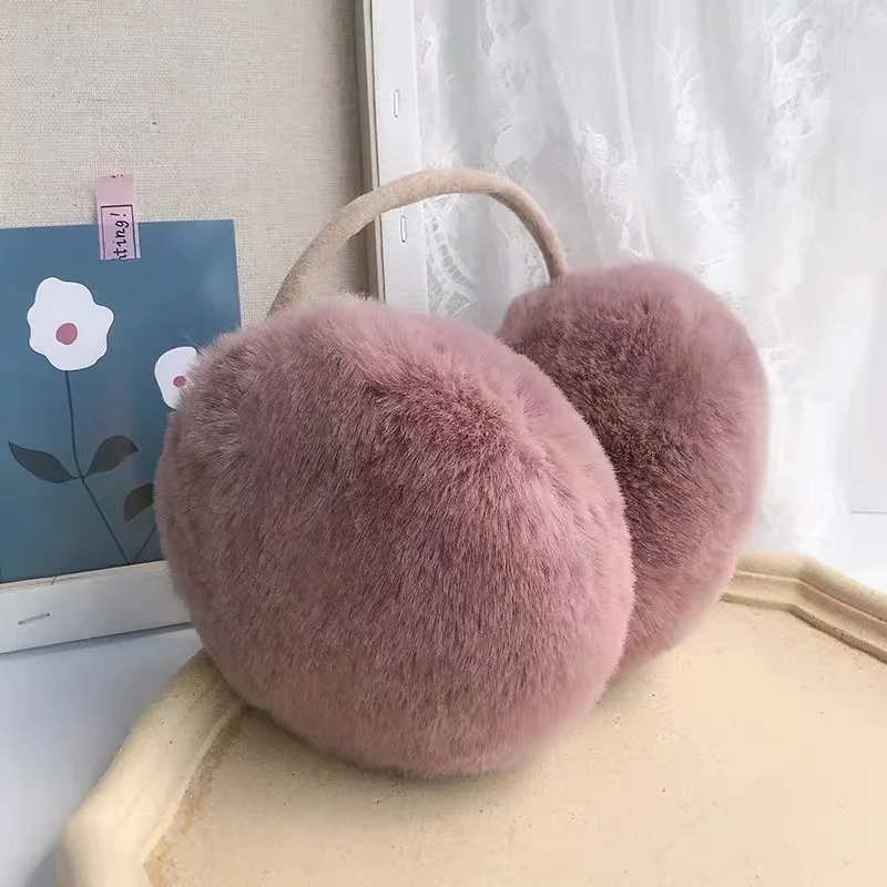2022 hot sprigs thinsulate earbags band less fleece earmuffs winter warm windproof plush antifreeze split ear warmers muffs