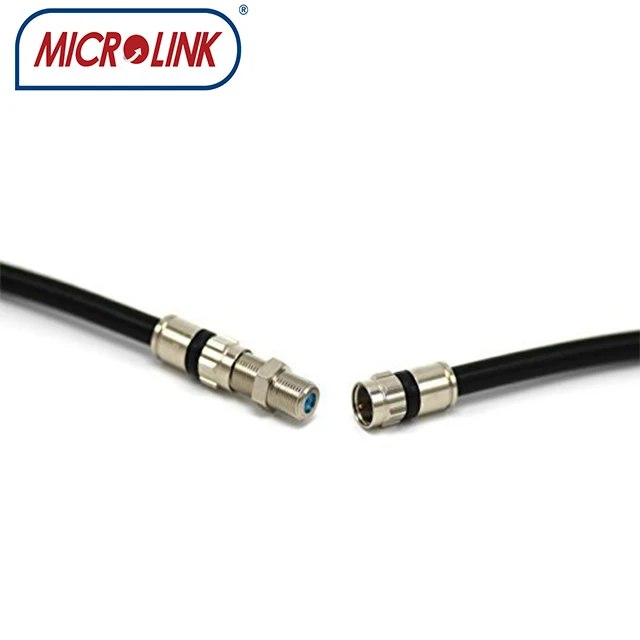 rg6/rg59 quick male compression f connector
