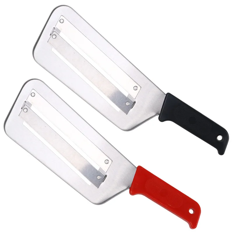 Fish Scale Scraping Stainless Steel Paring Knife Vegetable Cabbage Carrot Onion Cutter Slicer Double-Blade Vegetable Slice Knife