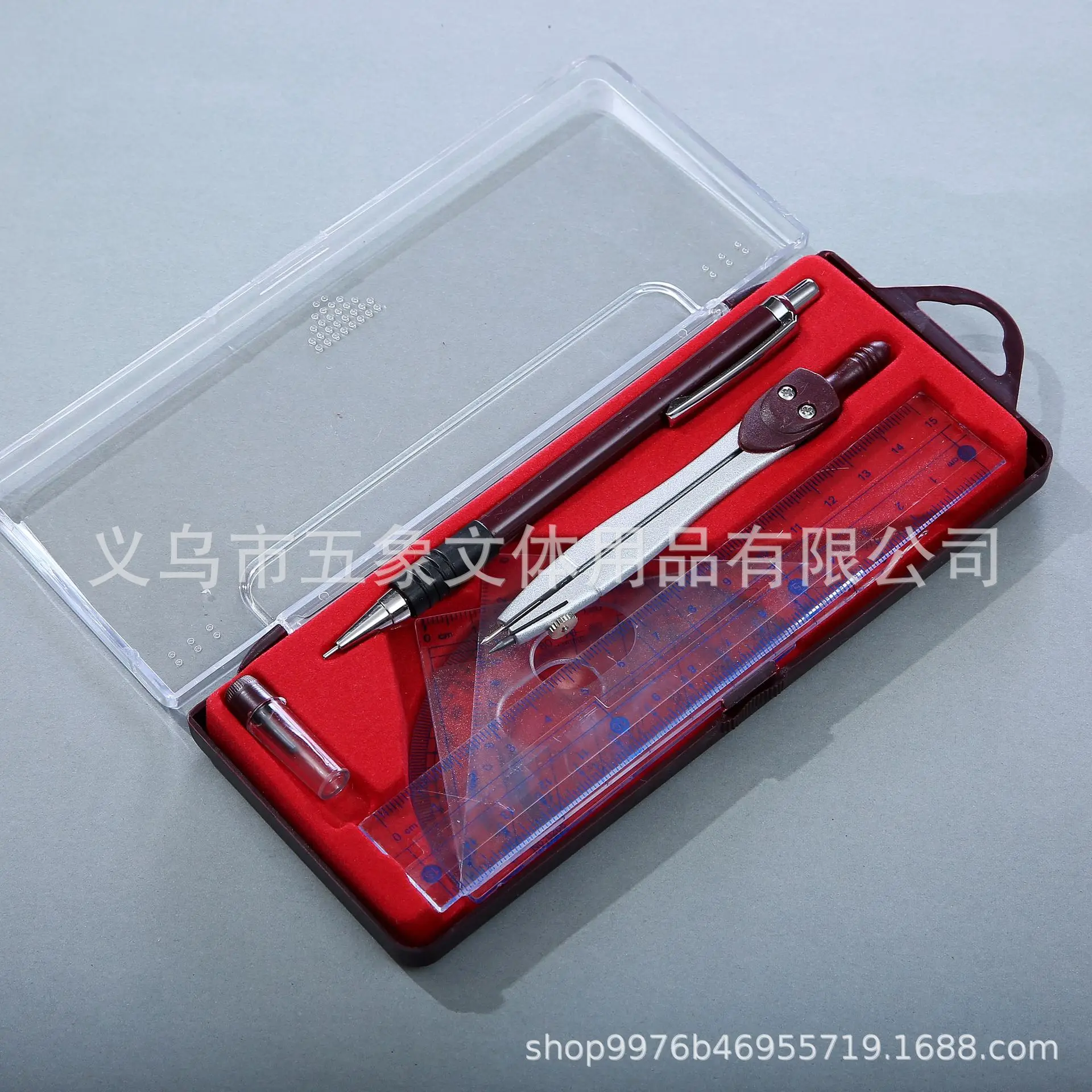 Лидер продаж, реквизит для рисования, геометрический Компас для рисования с карандашом, профессиональный Прочный, нелегко повредить металлический компас