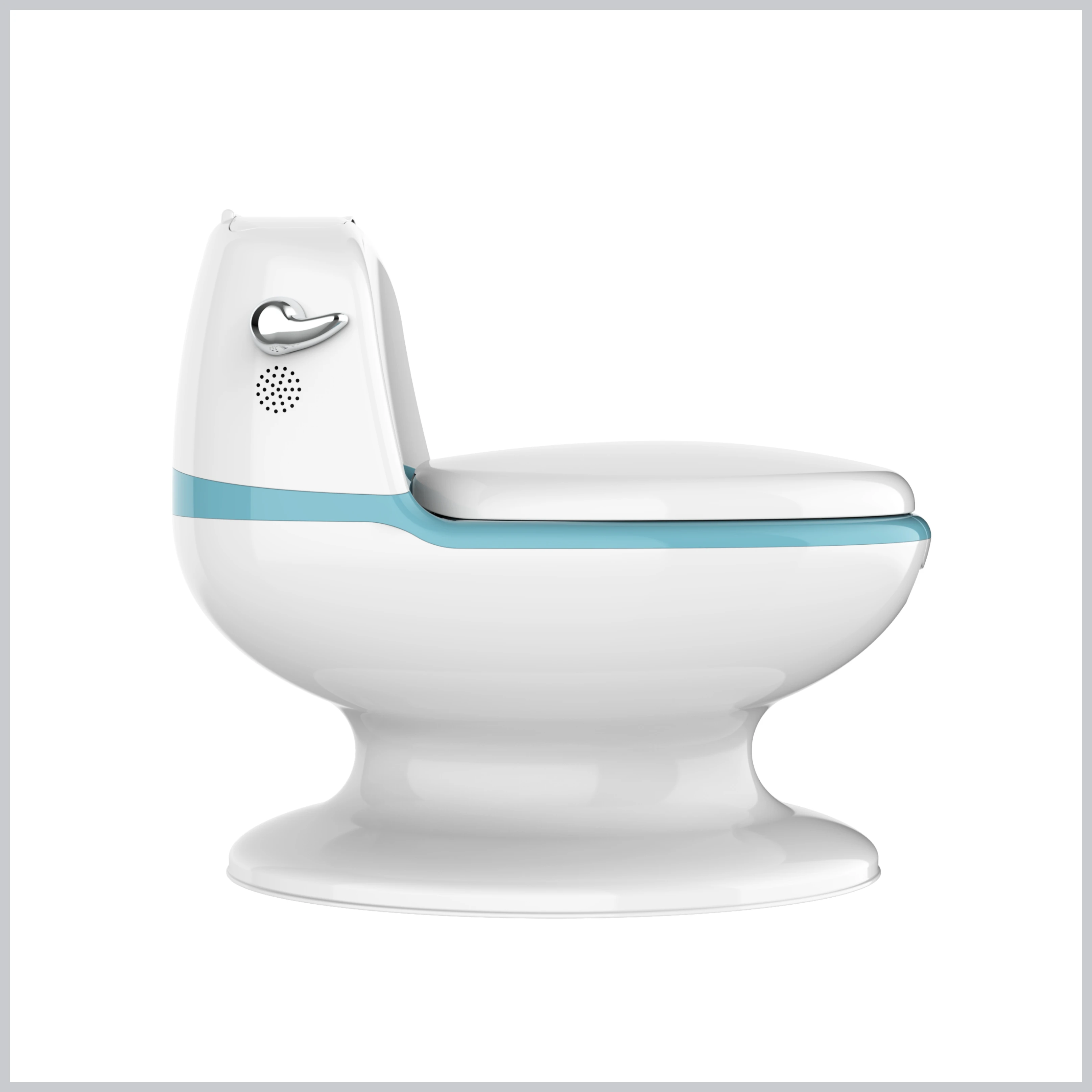 Eco-friendly Simulation Potty Toilet with Flushing Sounds Training Children Popular Kids Trainer Seat