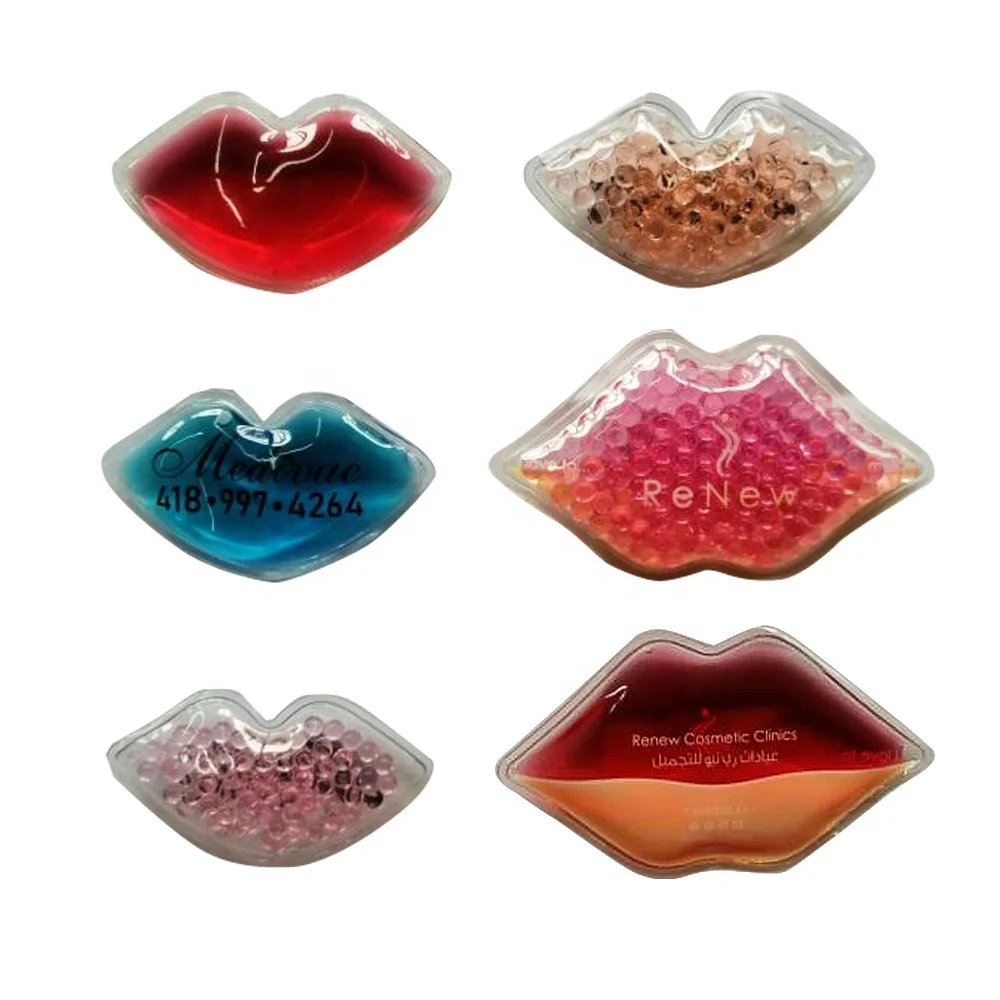 Anti wrinkle mask aesthetic hot cold lip ice pack