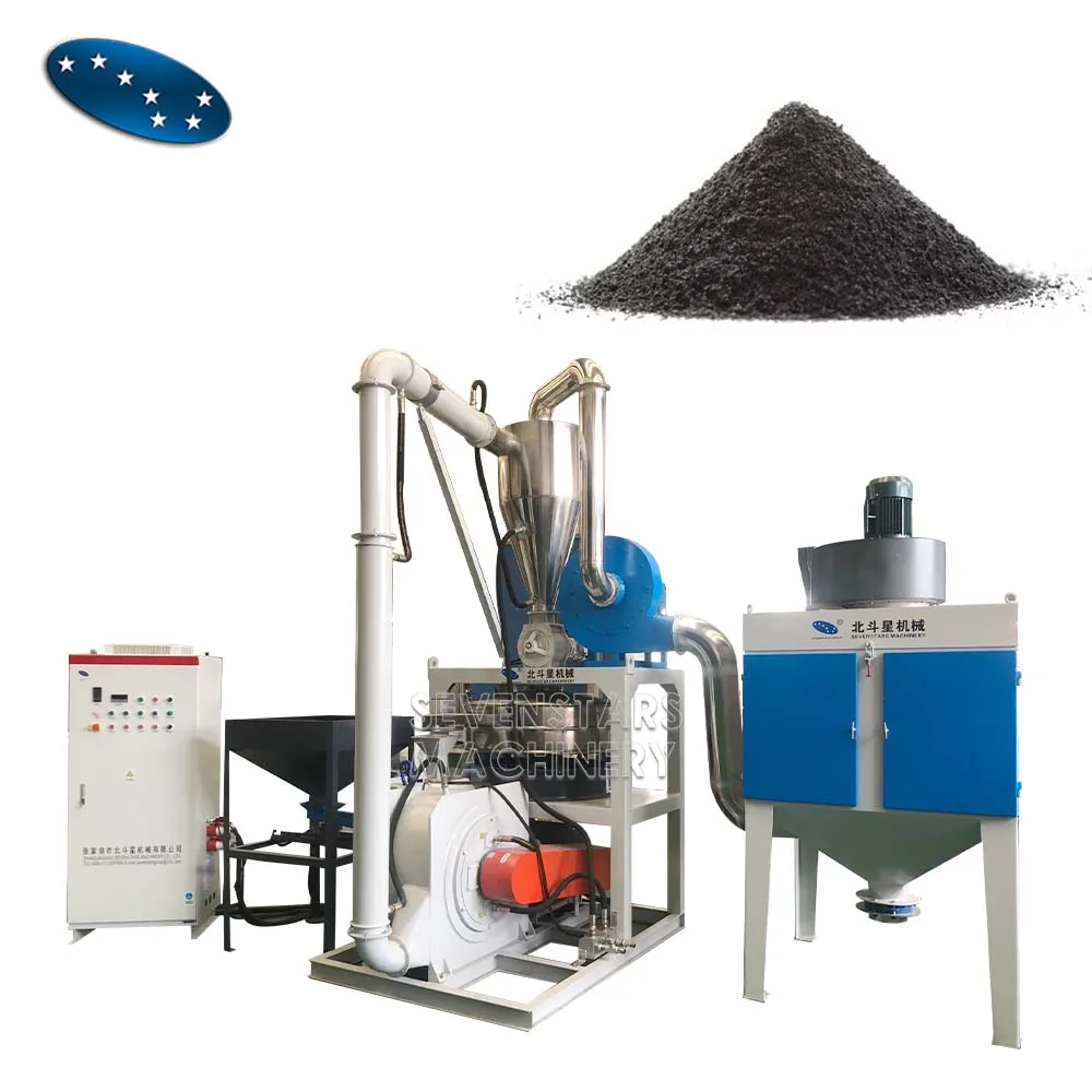 Waste PVC material PP PE scraps recycling milling machine plastic pulverizer  machine grinding machine