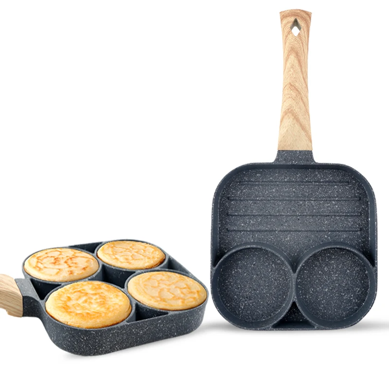 High quality Nonstick cookware sets breakfast fry pan convenient hamburger maker kitchen fry pot omelette egg pan