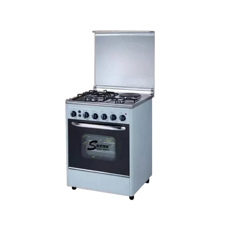 
3 burners 1 electrical hot plate gas range stove with oven and cabinet 4 burner gas cooker with oven 