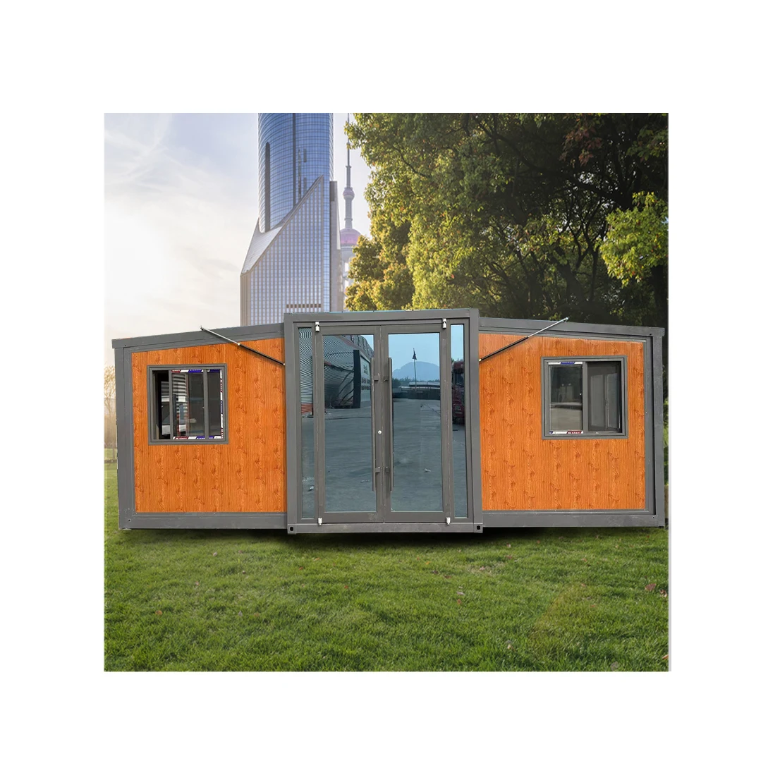 Hot Sell Russia High Quality Prefab Houses Easy Assemble Expandable Container House