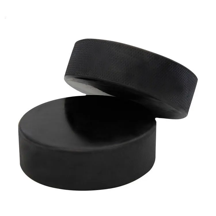High Quality Logo Printing/Debossed Rubber Ice Hockey Puck For Sport Events