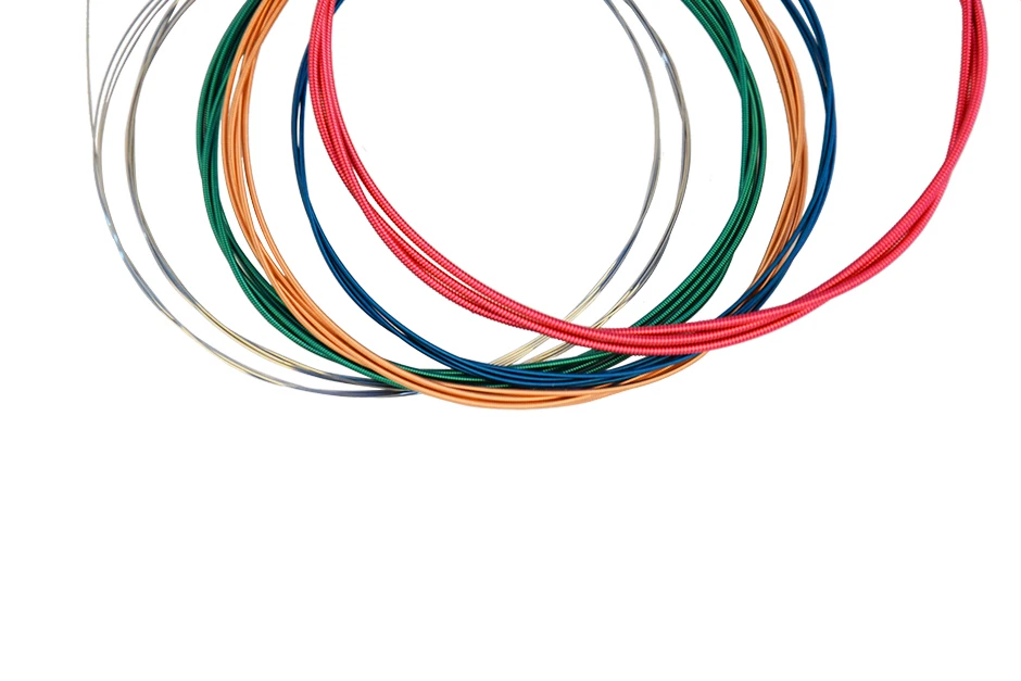  Guitar accessories accept OEM colorful nylon string for acoustic