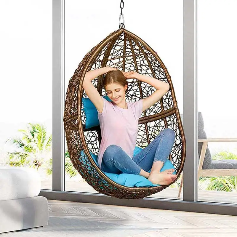 Стул-качели для внутреннего дворика, яичное гнездо, уличная корзина, подвесные садовые качели