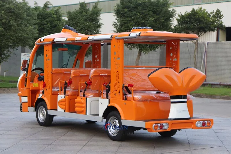 14 Seat Shuttle Transport Sightseeing Electric Passenger Bus For Sale