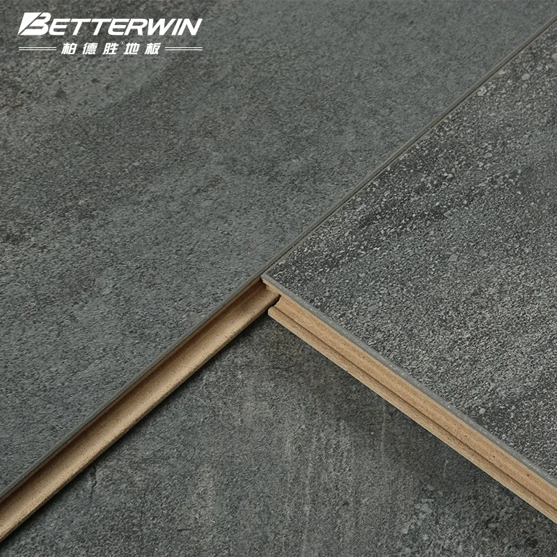 V-groove 12 мм импортный ламинатный пол с отделкой под камень