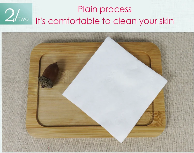 beauty Fold face towel white cotton nonwoven disposable face towel factory direct sales