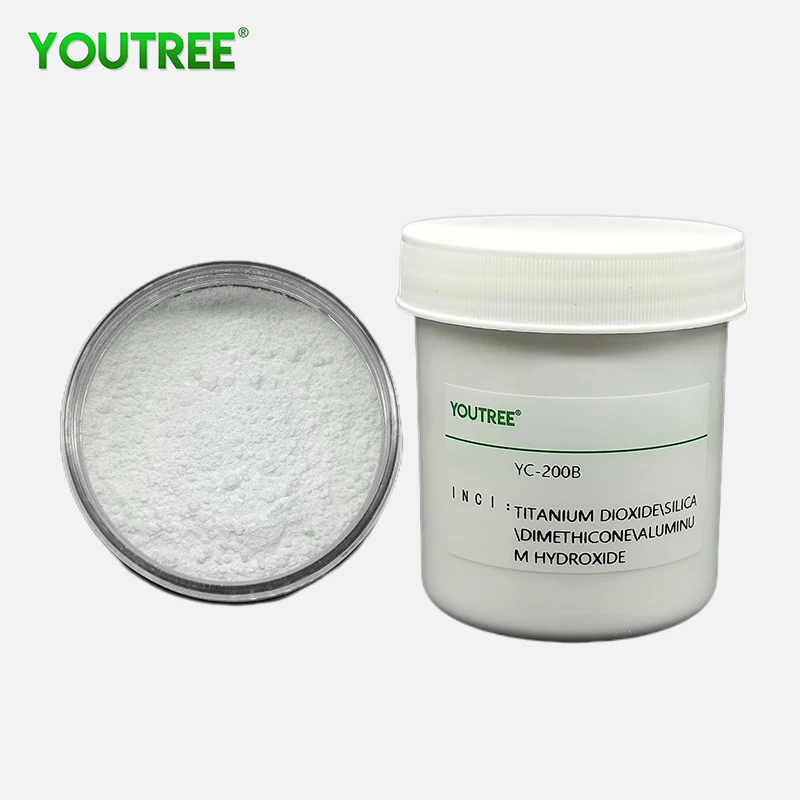 YOUTREE YC-200B Wholesale Cosmetic Ingredients Tio2 Nanoparticle Powder Lipophilic Nano Titanium Dioxide