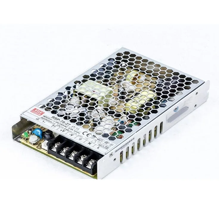 Бренд Mean Well представляет RSP-75-27 функцией PFC 75 Вт 27v 2.8A переключение закрытый источник питания