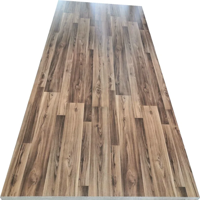 2mm~ 18mm finger joint floor wood grain  Melamine MDF Board For Furniture/ mdf melamine board
