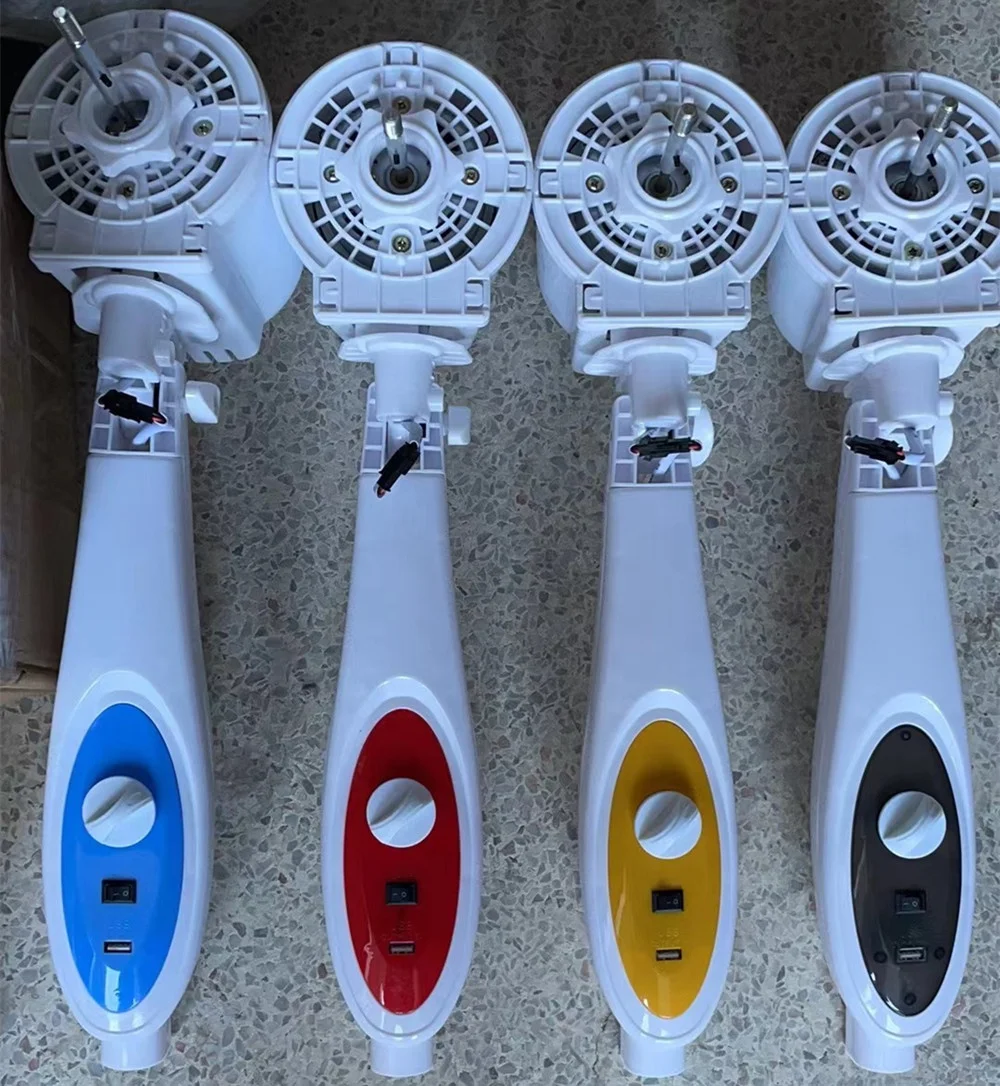 Factory wholesale 18 inch 12v AC DC low power Copper wire winding electric standing fan motor fan spare parts